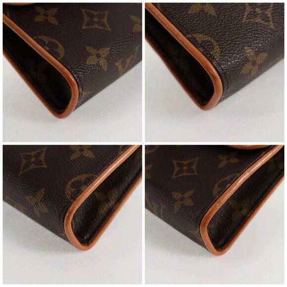 LOUIS VUITTON Monogram Pochette Florentine Waist bag M51855 LV Auth 119554AM - Picture 14 of 16